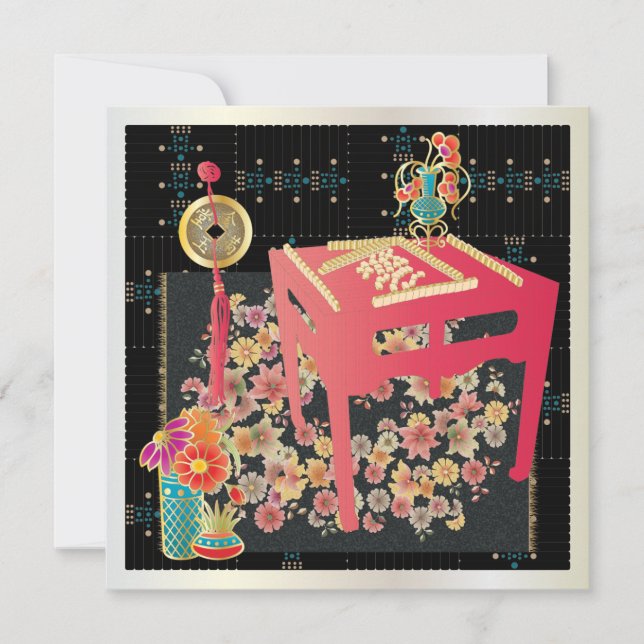 Mah Jongg Red Table (Voorkant)