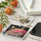 Mah Jongg Red Table Sleutelhanger (Voorkant Rechts)