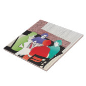 Mah Jongg Retro2 Tegeltje (Zijkant)