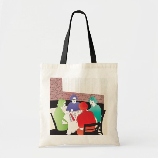 Mah Jongg Retro2 Tote Bag (Voorkant)