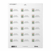 Mah Jongg Return Address Label (Full Sheet)