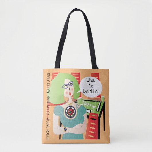Mah Jongg Rules Tote Bag (Voorkant)