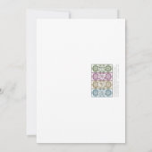 Mah Jongg Screen Birthday Kaart (Achterkant)