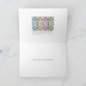 Mah Jongg Screen Birthday Kaart (Binnen)