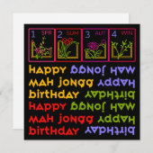 Mah Jongg Seasons Birthday (Voorkant / Achterkant)