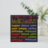 Mah Jongg Seasons Birthday (Staand voorkant)