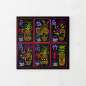 Mah Jongg Seasons Birthday Drieluik Kaart (Cover)