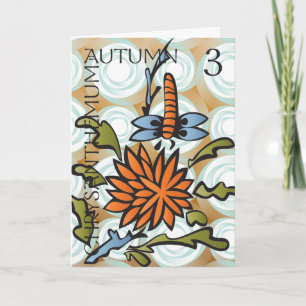 Mah Jongg Seizoenen Herfst Kaart