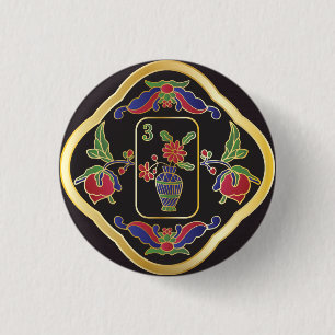 Mah Jongg Sieraden Button