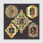 Mah Jongg Sieraden Magnet Kaart (Voorkant)