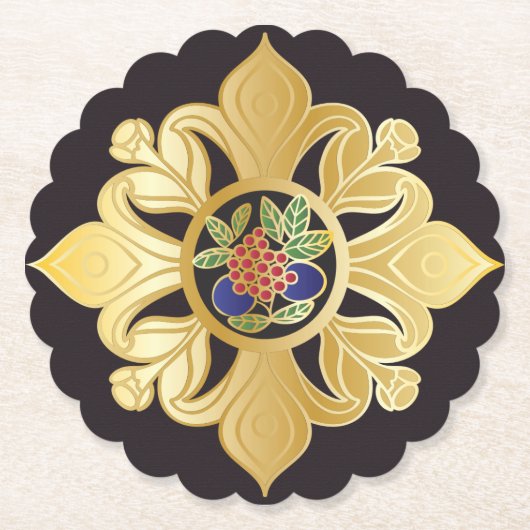 Mah Jongg Sieraden Onderzetters (Voorkant)