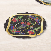 Mah Jongg Sieraden Onderzetters (Gekanteld)