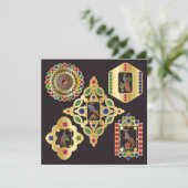 Mah Jongg Sieraden Platte Kaart (Staand voorkant)
