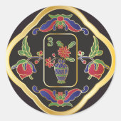 Mah Jongg Sieraden Stickers (Voorkant)