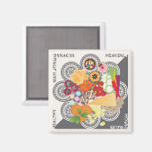 Mah Jongg Snacks Magnet (Voorkant / Achterkant)