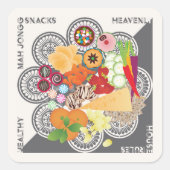 Mah Jongg Snacks Stickers (Voorkant)