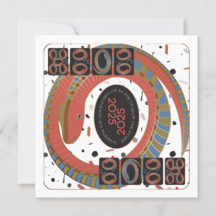 Mah Jongg Snake 2025 Flat Kaart