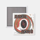 Mah Jongg Snake 2025 magneet (Voorkant / Achterkant)