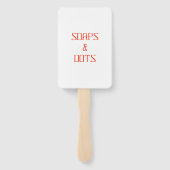 Mah Jongg Soaps en Stippen Fan Handwaaier (Achterkant)