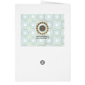 Mah Jongg Starburst Stippen Birthday Kaart (Achterkant)