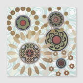 Mah Jongg Starburst Stippen Magnet Kaart Magnetische Uitnodiging (Voorkant)