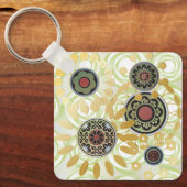 Mah Jongg Starburst Stippen Sleutelhanger (Voorkant)