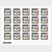 Mah Jongg Stippen Stickers (Vel)