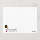 Mah Jongg Stippen Verjaardag Briefkaart (Achterkant)