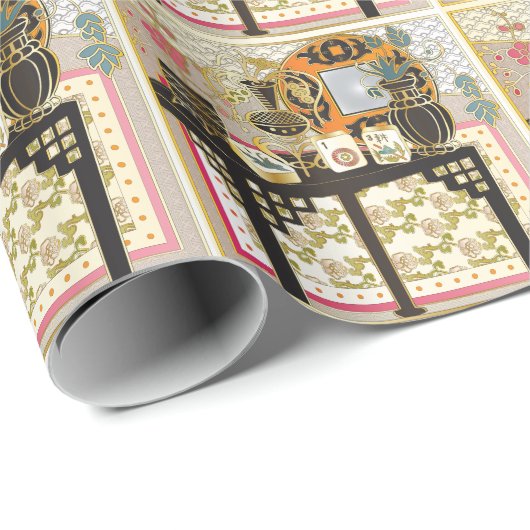 Mah Jongg Table Cadeaupapier (Rol Hoek)