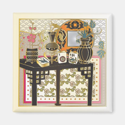 Mah Jongg Table Magneet (Voorkant)