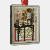 Mah Jongg Table Metalen Ornament (Rechts)