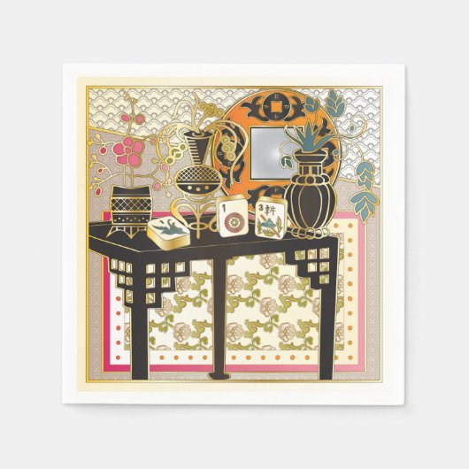 Mah Jongg Table Servetten (Voorkant)