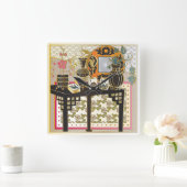 Mah Jongg Table Vierkante Klok (Huis)