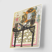 Mah Jongg Table Vierkante Klok (Hoek)