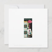 Mah Jongg Tas Kerstkaart Kaart (Achterkant)