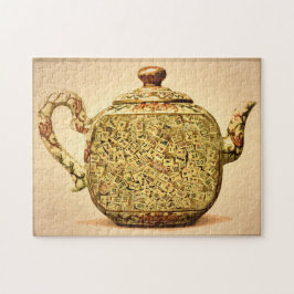Mah Jongg Tea Pot Puzzle Legpuzzel