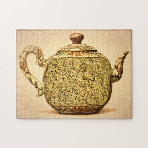 Mah Jongg Tea Pot Puzzle Legpuzzel