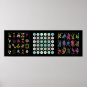 Mah Jongg Tegel Poster (Voorkant)