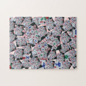 mah jongg tegel puzzel (Horizontaal)