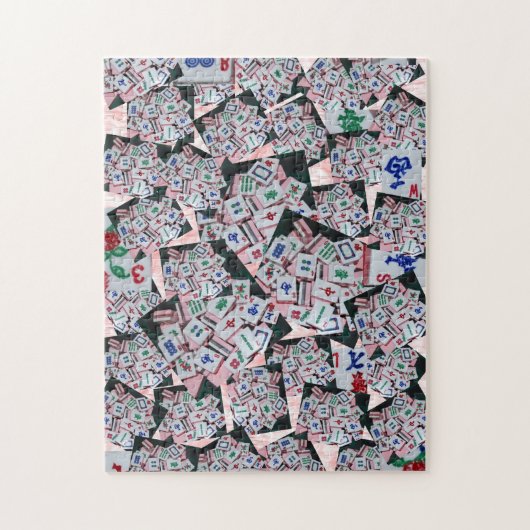 mah jongg tegel puzzel (Verticaal)