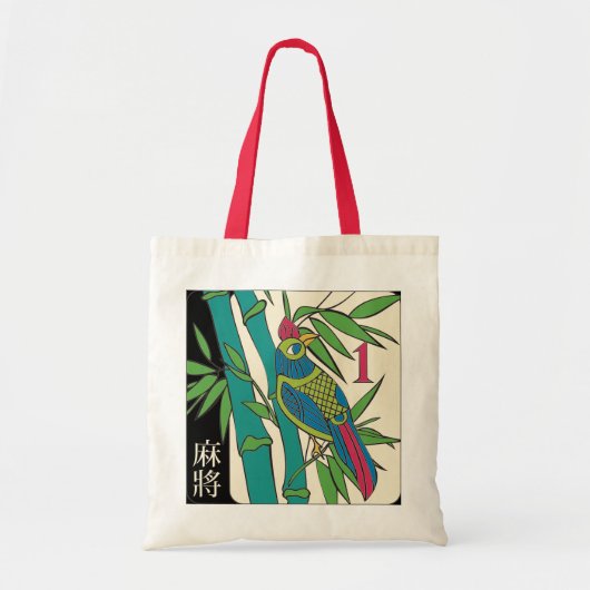 Mah Jongg Tegels Bird Tas (Voorkant)