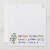 Mah Jongg Tegels en Table Flat Kaart (Achterkant)