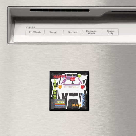 Mah Jongg Tegels en Table Magnet (Insitu (Vaatwasser))