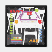 Mah Jongg Tegels en Table Magnet (Voorkant)