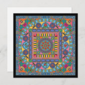 Mah Jongg Tegels Mandala Kaart Flat (Voorkant / Achterkant)