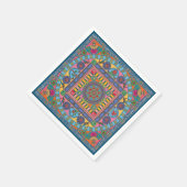 Mah Jongg Tegels Mandala Napkins Servet (Hoek)