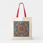 Mah Jongg Tegels Mandala Tas (Achterkant)
