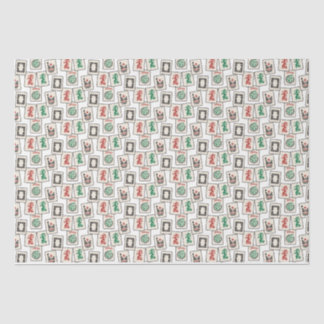 Mah Jongg Tegels tissuepapier, geschenkverpakking Tissuepapier