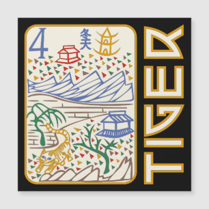 Mah Jongg Tiger Tile