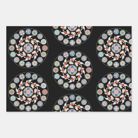 Mah Jongg Tiles Inpakpapier Vel (Voorkant 2)